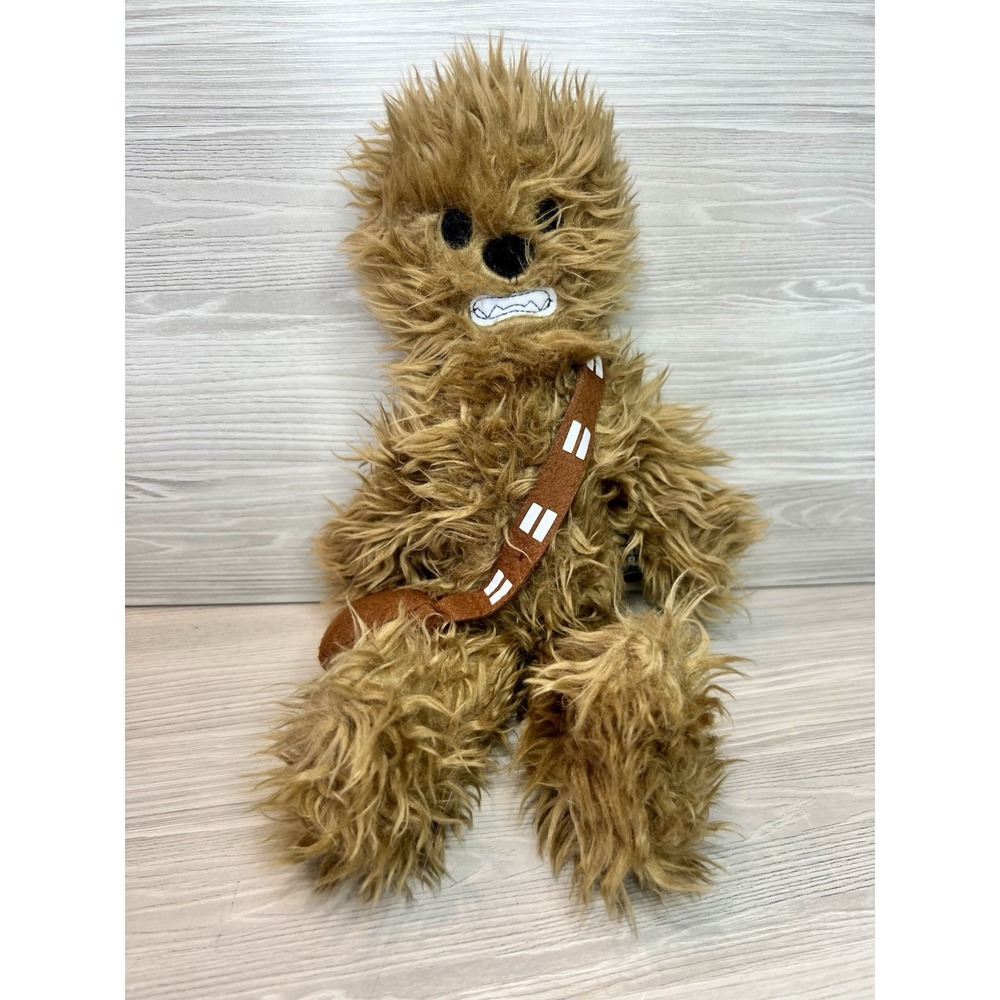 Disney Store Star Wars Galaxy's Edge Chewbacca Wookie Chewie Plush Toy 12" Tall